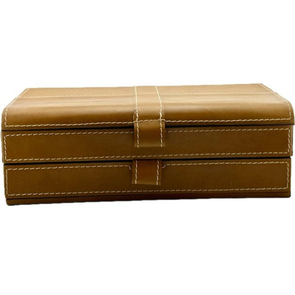 Pottery Barn Beckett Leather Valet – Brand New in Box! 🎁✨